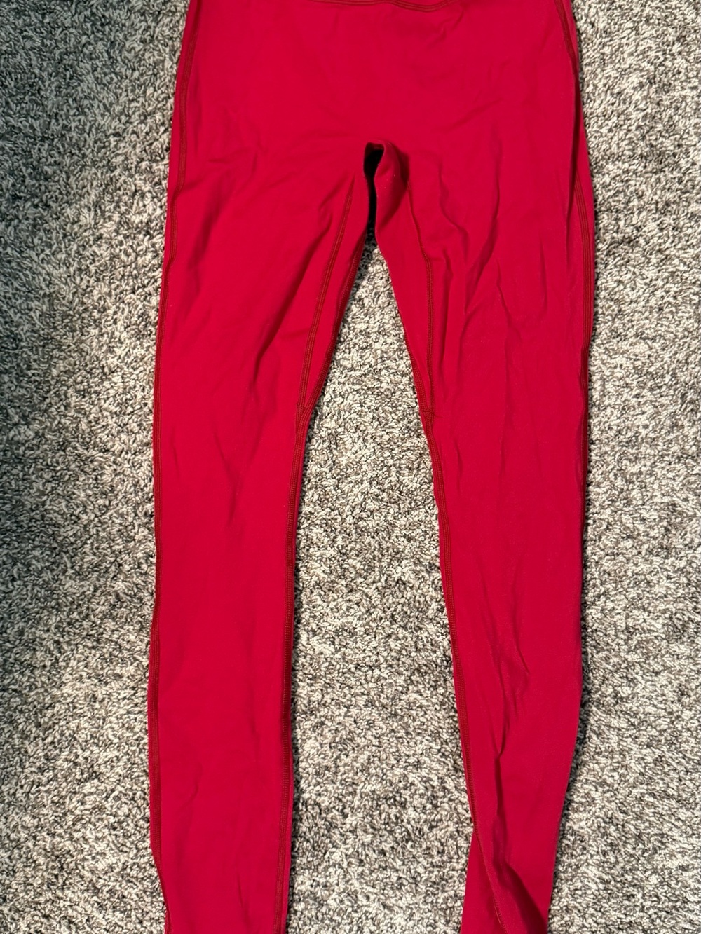 Womens Fabletics Red Stretch Leggings